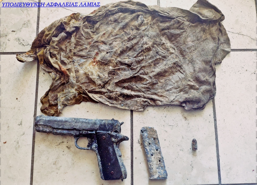 Λαμία: Έκρυβε όπλο στο ποιμνιοστάσιο